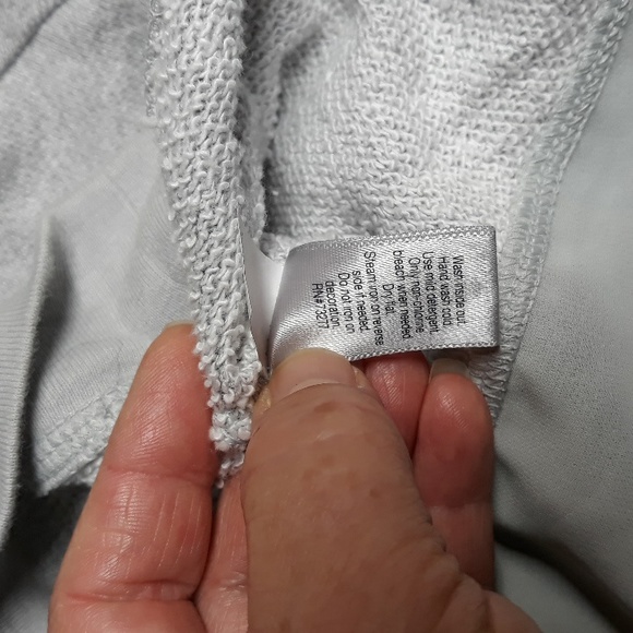 Gray Pearl Dazzled Sweat shirt top Jennifer Lopez - Picture 7 of 7